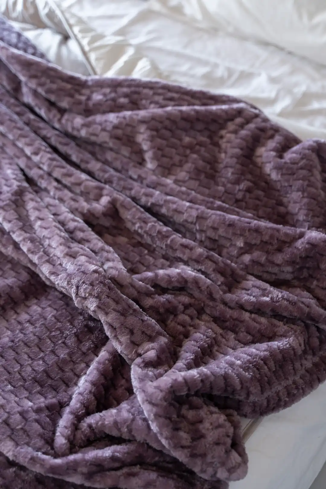 La Notte Soft Elegant Tek Kişilik Battaniye Mürdüm 3