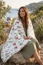 Cotton Collection Tek Kişilik Pike Fleur 2