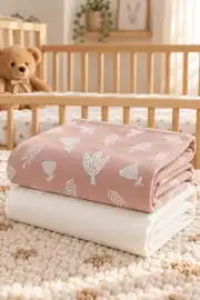 Flanel İkili Bebek Battaniyesi Soft Garden 2