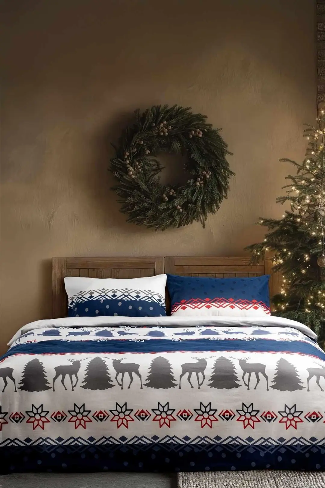 Cotton Collection Kışlık Pazen Tek Kişilik Nevresim Seti Winter 5