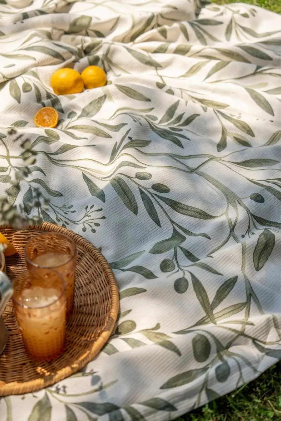 Cotton Collection Tek Kişilik Pike Olıve 160x230 8