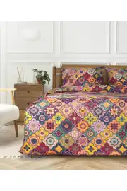 Cotton Collection Çift Kişilik Nevresim Seti Harmoni 6