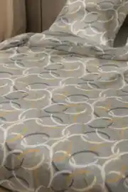 Cotton Collection Çift Kişilik Nevresim Takımı Halka 2