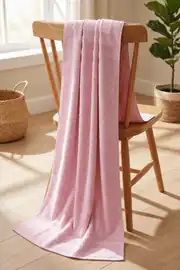 Cotton Collection Banyo Havlusu Pembe 1