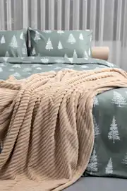 La Notte Tek Kişilik Battaniye Bej 2