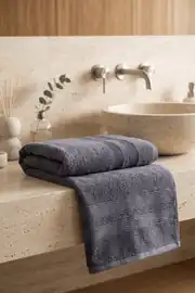 Cotton Collection Banyo Havlusu Antrasit 2