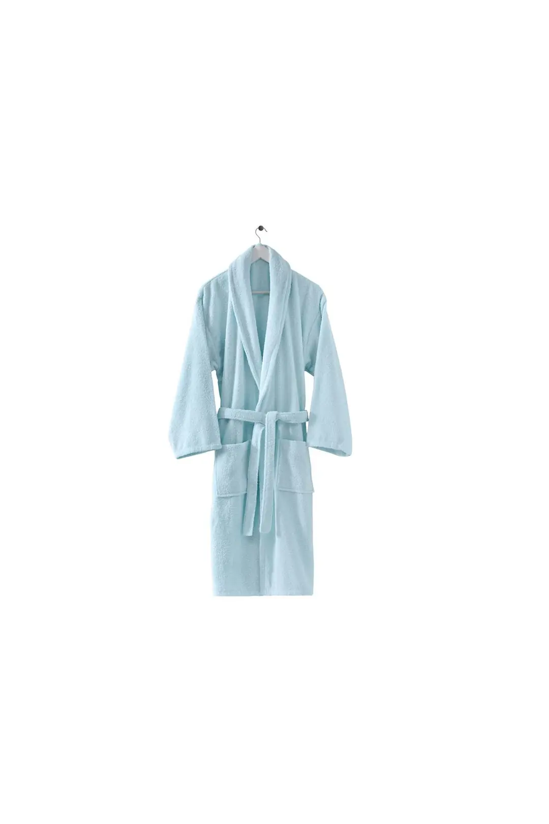 Cotton Collection Bukle Large Bornoz Düz Mint 5