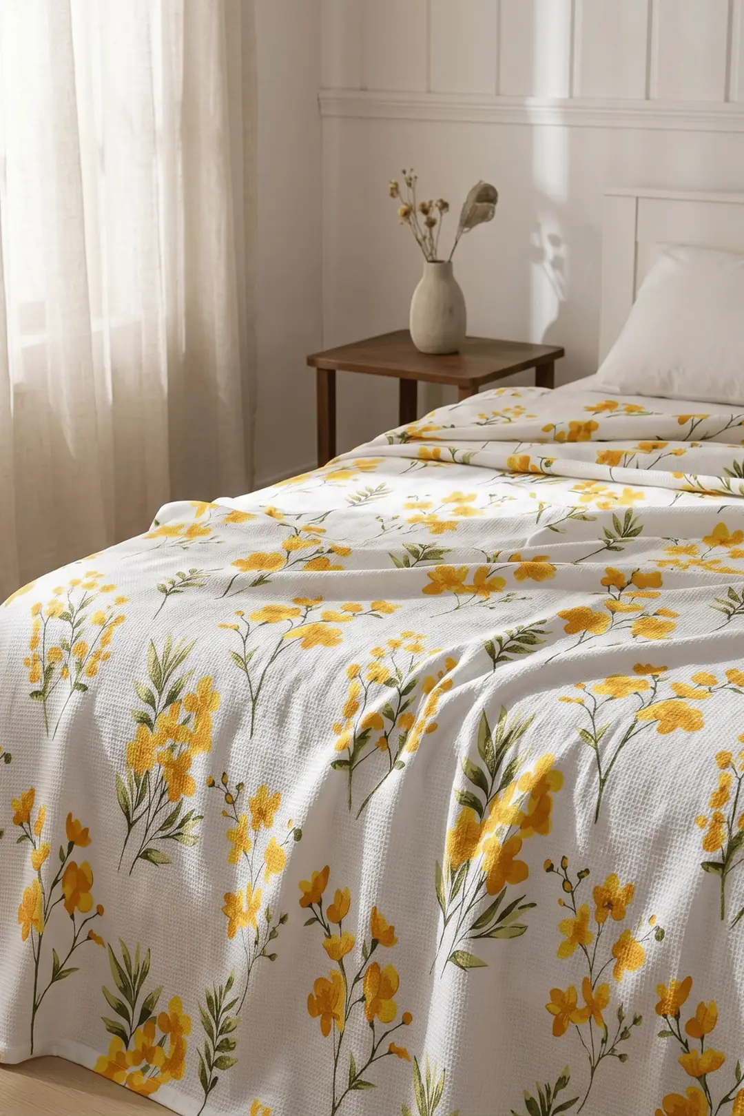 Cotton Collection Tek Kişilik Pike Daisy
