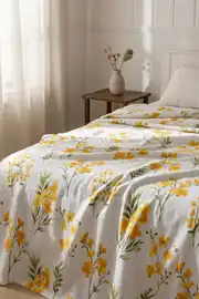Cotton Collection Tek Kişilik Pike Daisy 1