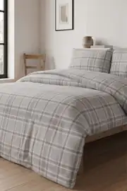 Kışlık Pazen Çift Kişilik Nevresim Takımı Gray 2