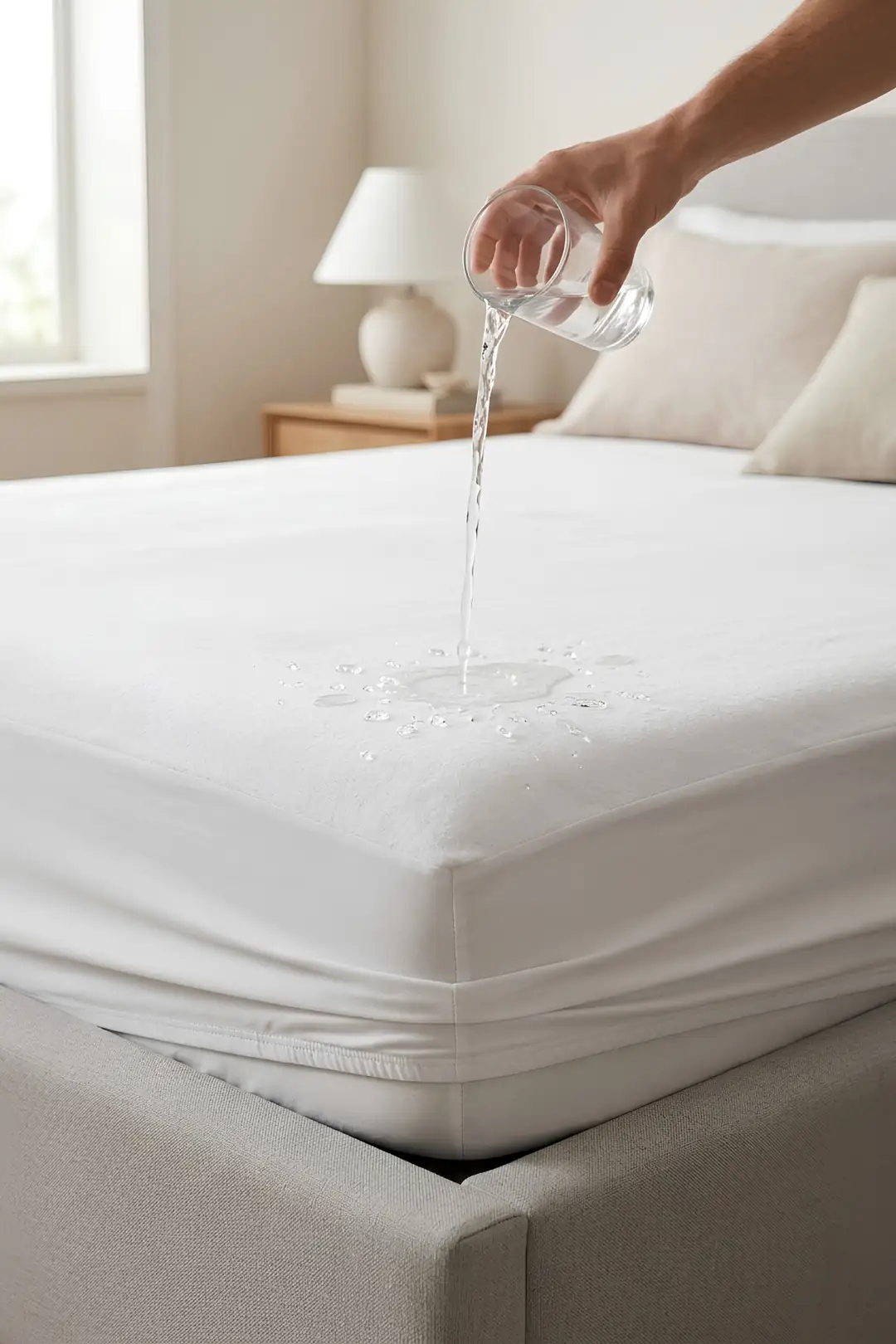 Cotton Collection Çift Kişilik Sıvı Geçirmez Fitted Yatak Alezi 140x200cm