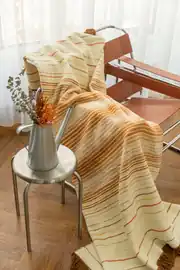 Cotton Collection New Line Pamuklu TV Battaniyesi Hardal 2