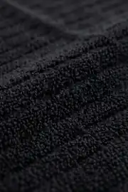 La Notte Solid Color 50x70 Havlu Paspas Siyah 2
