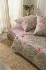 Cotton Collection Tek Kişilik Nevresim Takımı Açelya 2